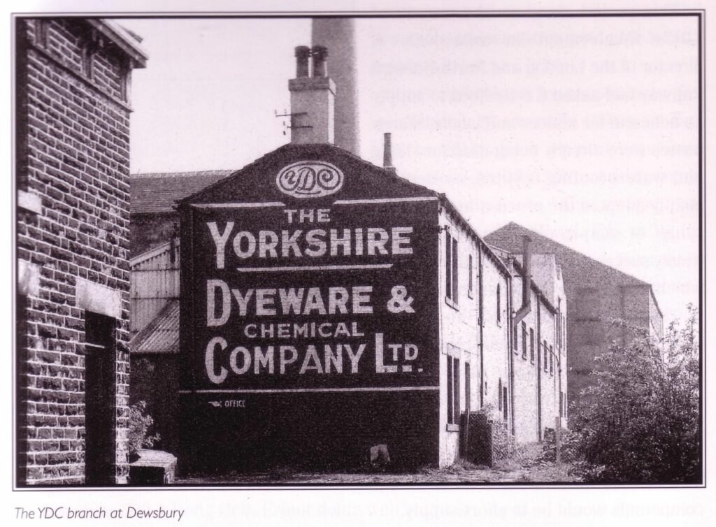 Die YDC Fabrik in Dewsbury - historisches Foto